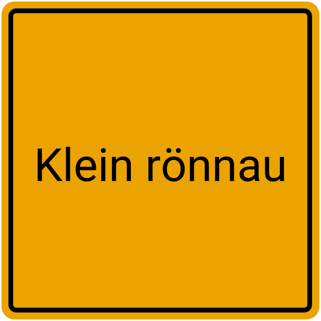 Meldebestätigung Klein Rönnau